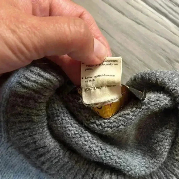 🔥EL corte ingles🔥 | Blue and grey wool sweater - Picture 9 of 11